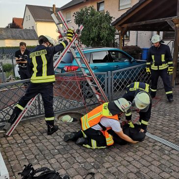 Menschenrettung aus einem Schacht