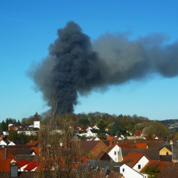 AGT´s unterstützen bei Großbrand | F3A
